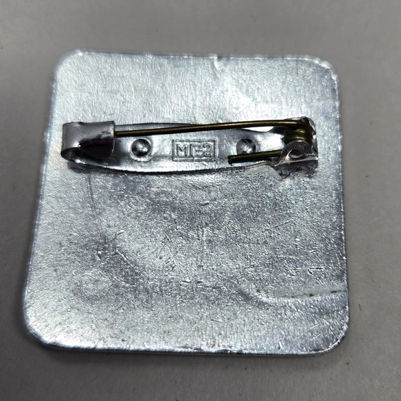 FireBird, Rare Soviet Brooch Bird Pin Animal Sin Sunflower Light Metal USSR 70's - Picture 5 of 9